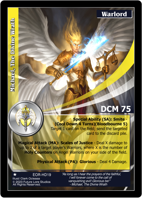 Michael, The Divine Wrath (EOR-HD19) [Empires on the Rise - 1st Edition]