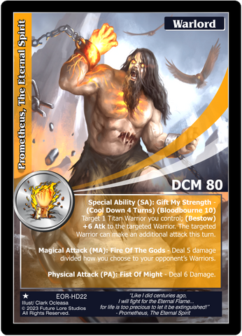Prometheus, The Eternal Spirit (EOR-HD22) [Empires on the Rise - 1st Edition]