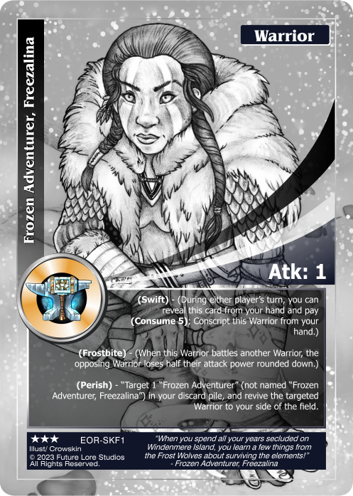 Frozen Adventurer, Freezalina (EOR-SKF1) [Empires on the Rise - 1st Edition]