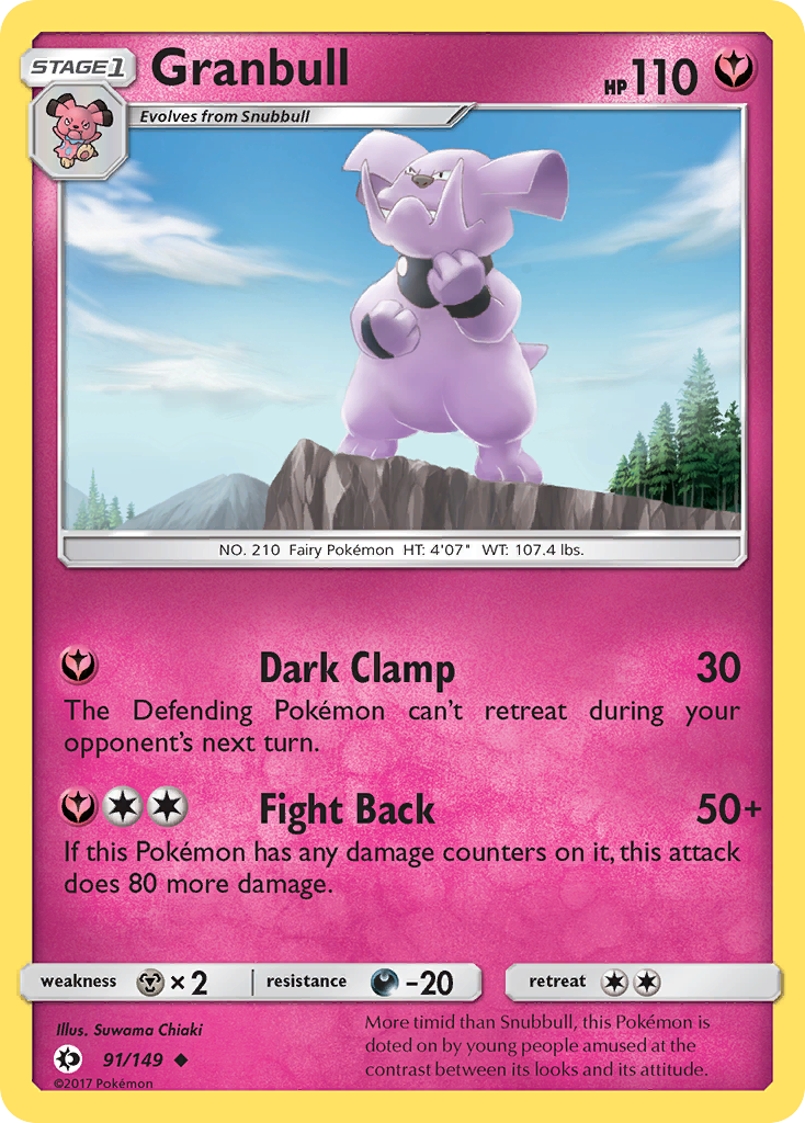 Granbull (91/149) [Sun & Moon: Base Set]