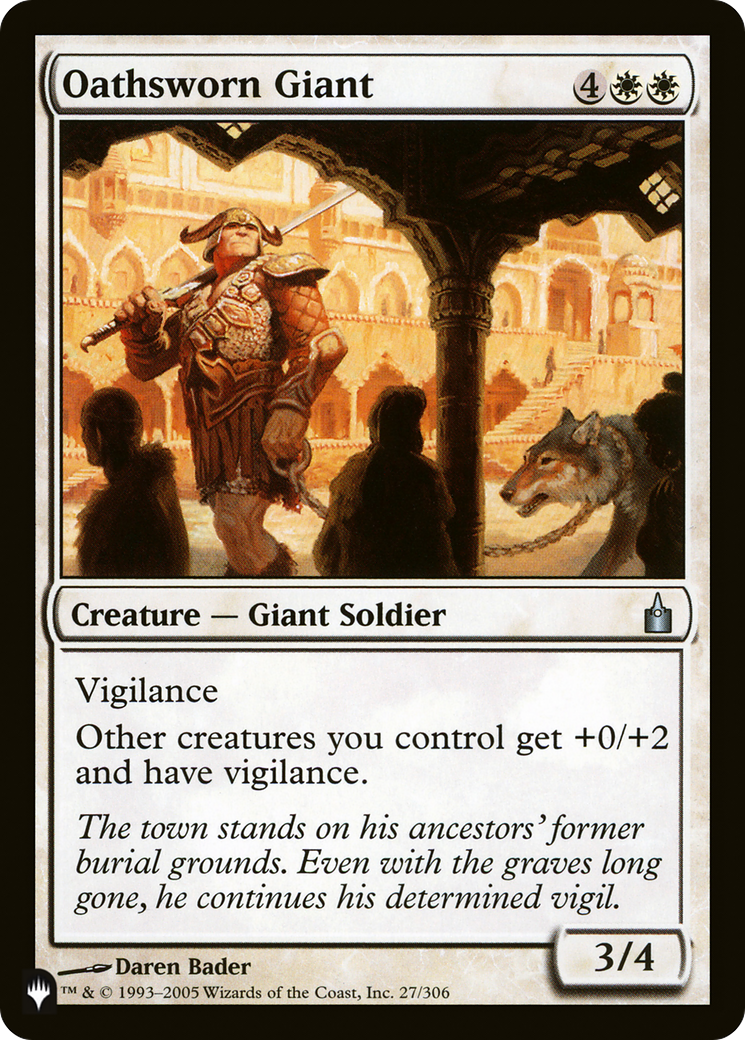 Oathsworn Giant [The List Reprints]