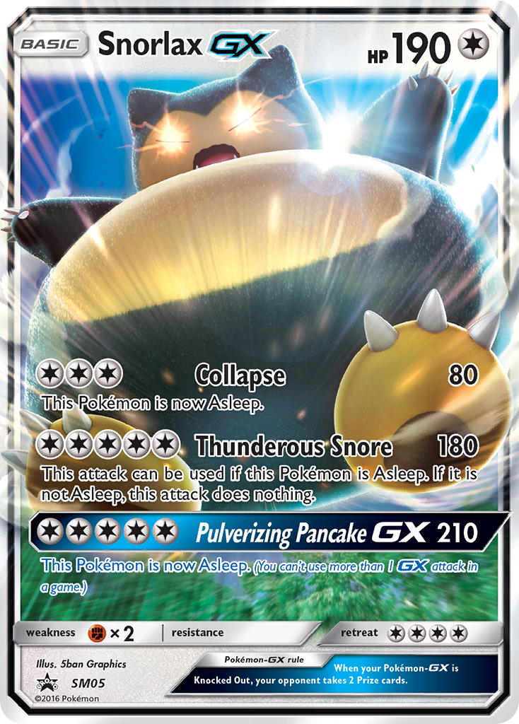 Snorlax GX (SM05) [Sun & Moon: Black Star Promos]