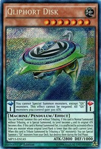 Qliphort Disk [MP15-EN145] Secret Rare