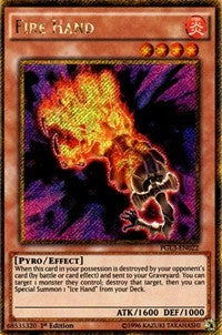 Fire Hand [PGL3-EN022] Gold Secret Rare