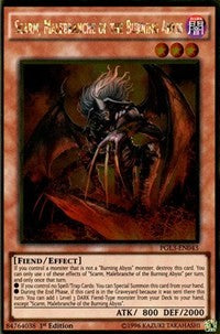 Scarm, Malebranche of the Burning Abyss [PGL3-EN043] Gold Rare