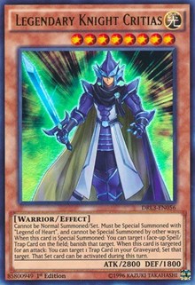 Legendary Knight Critias [DRL3-EN056] Ultra Rare