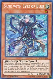 Sage with Eyes of Blue [BLLR-EN055] Secret Rare