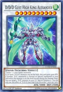 D/D/D Gust High King Alexander [COTD-EN040] Rare