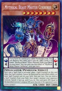 Mythical Beast Master Cerberus [EXFO-EN027] Secret Rare