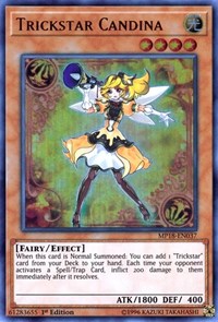 Trickstar Candina [MP18-EN037] Ultra Rare