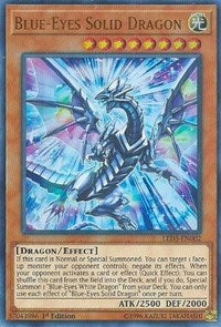 Blue-Eyes Solid Dragon [LED3-EN002] Ultra Rare