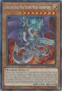 Super Anti-Kaiju War Machine Mecha-Thunder-King [SAST-EN081] Secret Rare