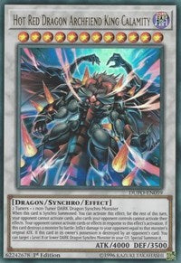 Hot Red Dragon Archfiend King Calamity [DUPO-EN059] Ultra Rare
