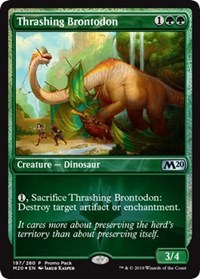 Thrashing Brontodon [Promo Pack: Core Set 2020]