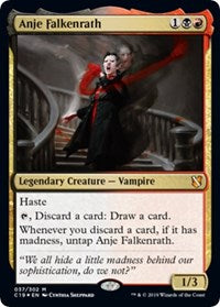 Anje Falkenrath (Commander 2019) [Oversize Cards]