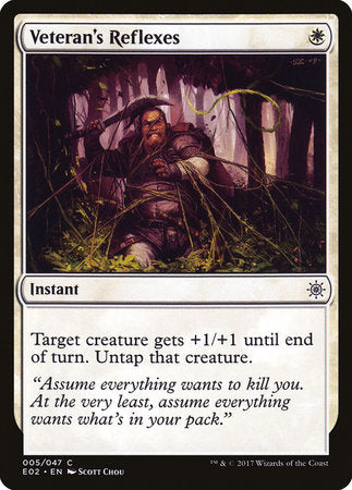 Veteran's Reflexes [Explorers of Ixalan]