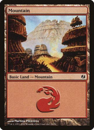 Mountain (76) [Duel Decks: Venser vs. Koth]