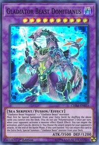 Gladiator Beast Domitianus [CHIM-EN033] Super Rare