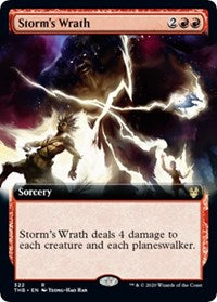 Storm's Wrath (Extended Art) [Theros Beyond Death]