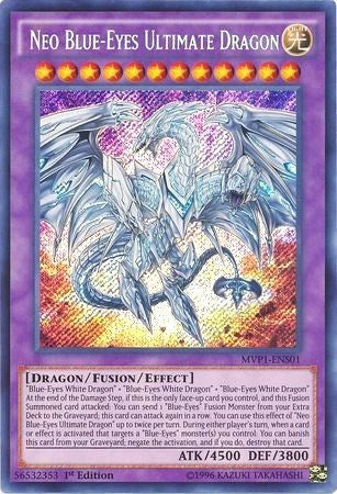 Neo Blue-Eyes Ultimate Dragon [MVP1-ENS01] Secret Rare