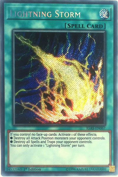 Lightning Storm [IGAS-EN067] Secret Rare