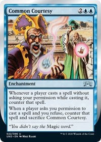 Common Courtesy [Unsanctioned]