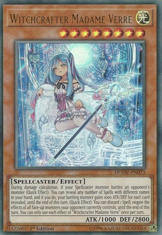 Witchcrafter Madame Verre [DUOV-EN073] Ultra Rare
