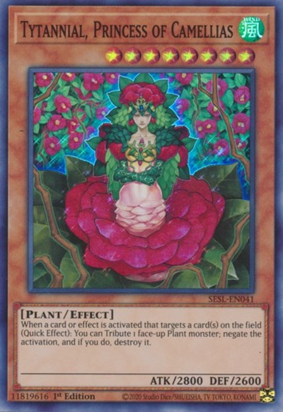 Tytannial, Princess of Camellias [SESL-EN041] Super Rare