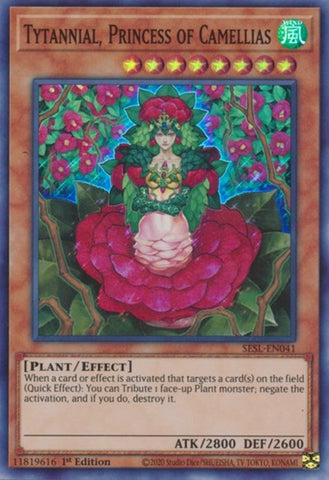 Tytannial, Princess of Camellias [SESL-EN041] Super Rare