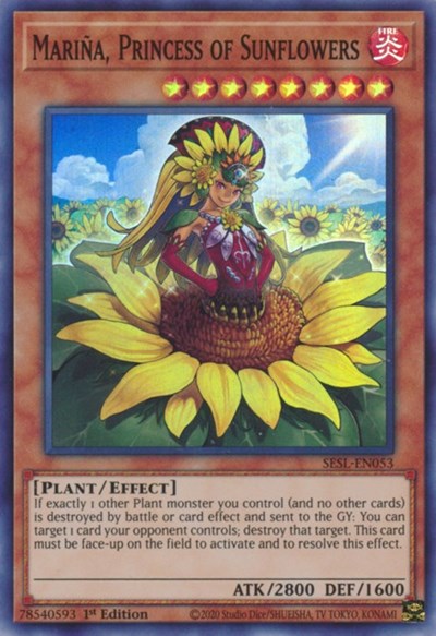 Mariña, Princess of Sunflowers [SESL-EN053] Super Rare