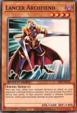 Lancer Archfiend [SS05-ENA16] Common