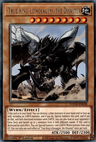 True King Lithosagym, the Disaster [TOCH-EN038] Rare