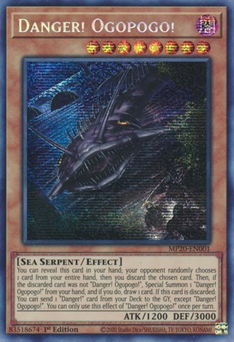 Danger! Ogopogo! [MP20-EN001] Prismatic Secret Rare