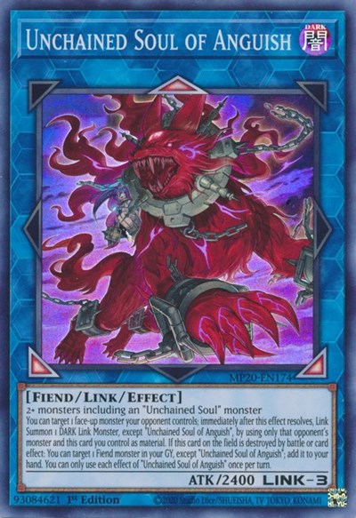 Unchained Soul of Anguish [MP20-EN174] Super Rare