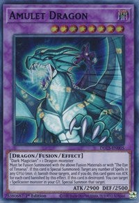 Amulet Dragon (Blue) [DLCS-EN005] Ultra Rare