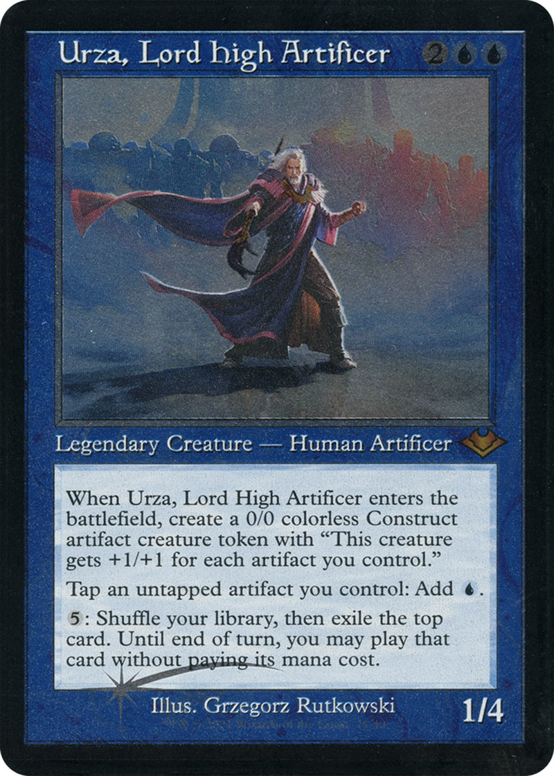 Urza, Lord High Artificer (Retro Foil Etched) [Modern Horizons 2]
