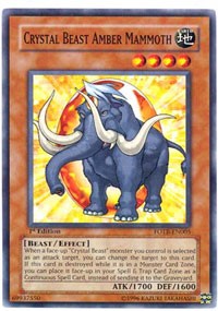 Crystal Beast Amber Mammoth [FOTB-EN005] Common