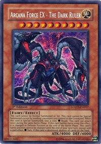 Arcana Force EX - The Dark Ruler [LODT-EN017] Secret Rare