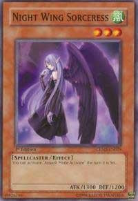 Night Wing Sorceress [CRMS-EN025] Common