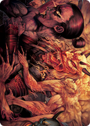 Gift of Wrath Art Card [Kamigawa: Neon Dynasty Art Series]