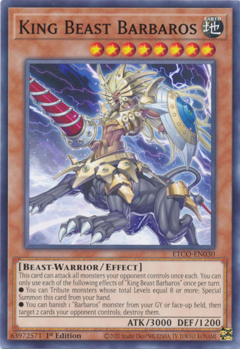 King Beast Barbaros [ETCO-EN030] Common