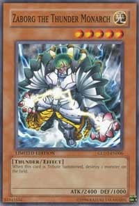 Zaborg the Thunder Monarch [GLD2-EN006] Common