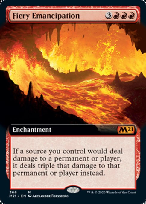 Fiery Emancipation (Extended Art) [Core Set 2021]