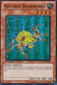 Naturia Spiderfang [HA02-EN040] Super Rare