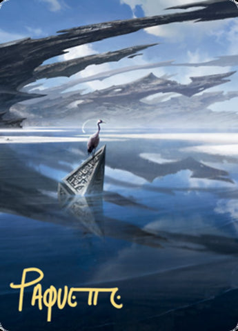 Seachrome Coast Art Card (Gold-Stamped Signature) [Zendikar Rising Art Series]