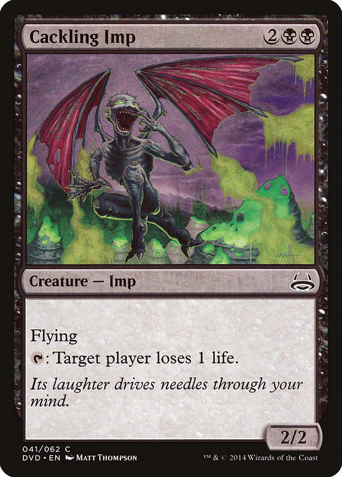 Cackling Imp (Divine vs. Demonic) [Duel Decks Anthology]