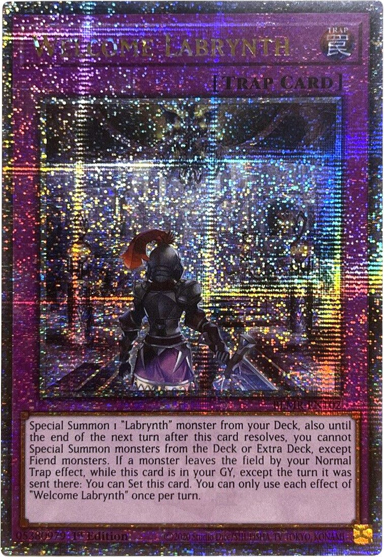 Welcome Labrynth [BLMR-EN102] Quarter Century Secret Rare