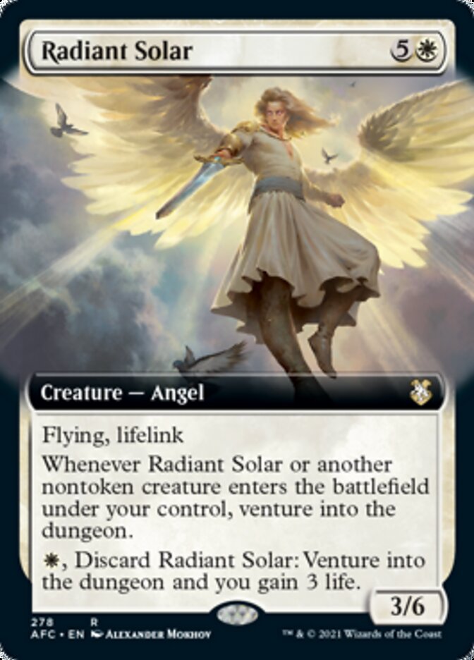 Radiant Solar (Extended) [Dungeons & Dragons: Adventures in the Forgotten Realms Commander]