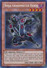 Ninja Grandmaster Hanzo [CT09-EN003] Secret Rare