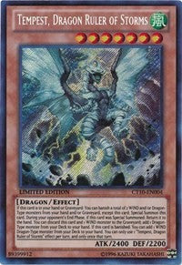 Tempest, Dragon Ruler of Storms [CT10-EN004] Secret Rare